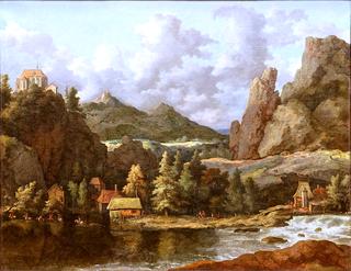 Scandinavian Caprice: River in a Mountain Valley