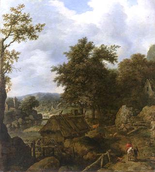 Swedish Landscape with a Watermill