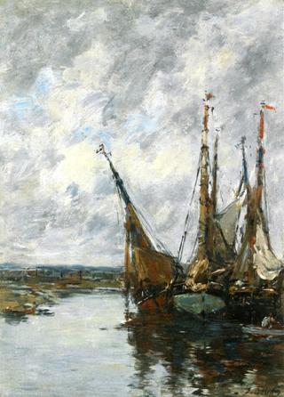 Beached Sailboats, Trouville