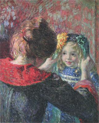 Madame Lebasque and her daughter Marthe