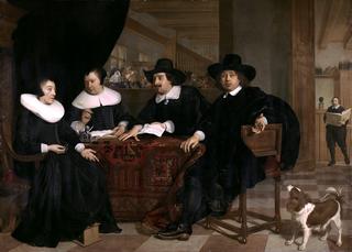 Two Governors and Two Lady Governors of the Spinhuis-