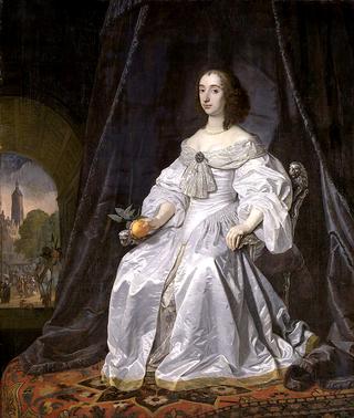Mary Stuart, Princess of Orange, as Widow of William II