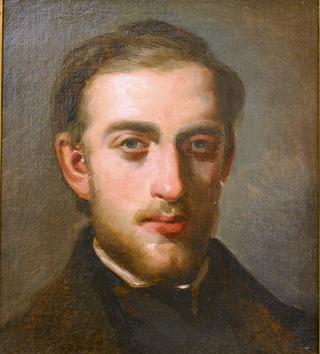 画家弗里茨·梅尔比的肖像
