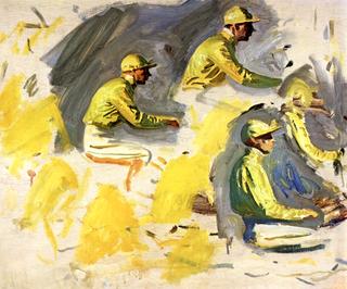 Sketches, Jockey in Yellow Colors