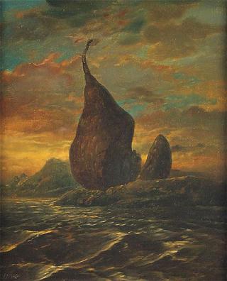 A Pear in a landscape