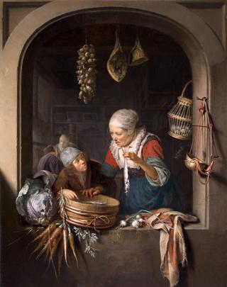 Herring Seller and Boy