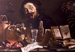 Self-Portrait with Magic Scene