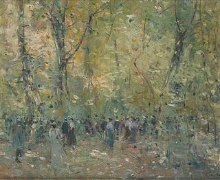 Promenading  in the Woods