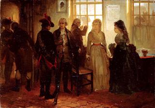Anno 1787. The arrest of the Princess of Orange at Goejanverwellesluis