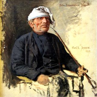 彼得亨宁森的肖像，尼布尔