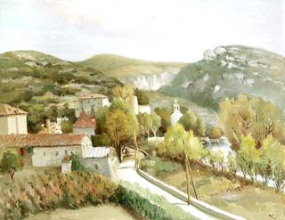 The Village of Laroque, Languedoc-Roussillon