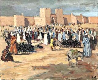 The Goat Market in Marrakech