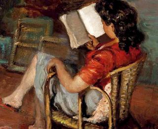 Young Woman Reading