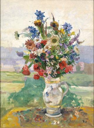 Still Life with Summer Bouquet in a Jug