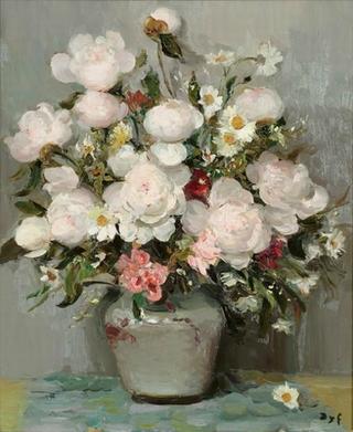 Peonies in a Corean Vase