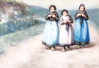 Knitting Girls