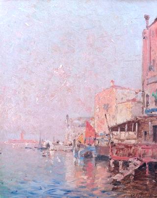 A Quay in Venice - a study