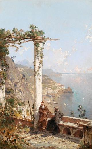 View over the Coast of Amalfi from the convento dei Capuccini