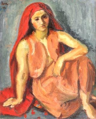 Odalisque in Red