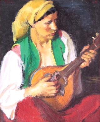 Odalisque with Mandolin