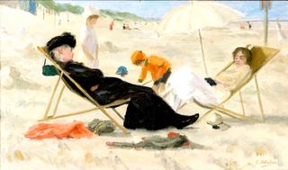 Resting on the Beach