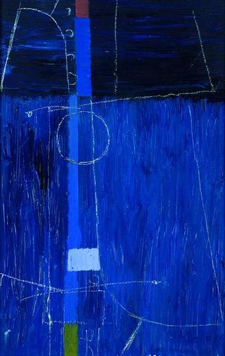 Composition in Blue