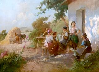 Women in a Village