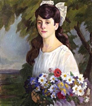 Girl with a Bouquet