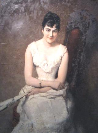 Irène von Lenbach (the painter's wife)