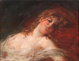 Portrait of a Young Lady with a Pearl Necklace