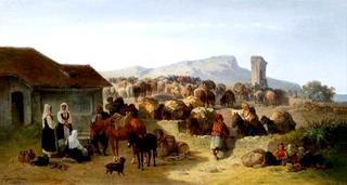 Merchants Resting by the Dalmatian Coast