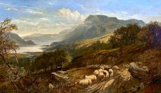 Highland Landscape with Sheep