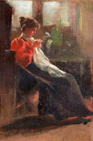 Lady Sewing