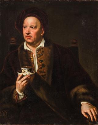 Portrait of a Man with a Small Cup in His Hand