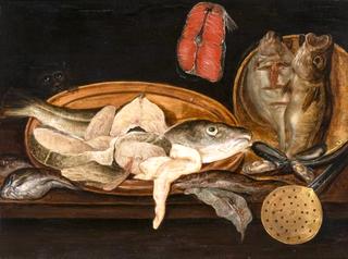 Still Life with Fish and Vegetables