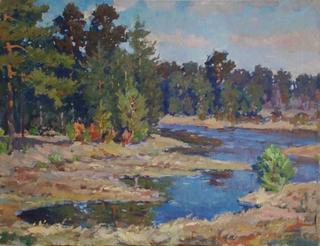 Pines and Pond