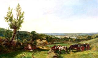 Haytime in the Wye Valley
