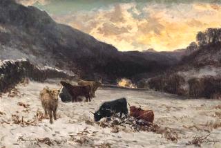 A Winter Afternoon in Glen Lyon, Scotand