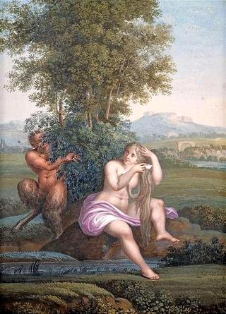 Faun and Nymph