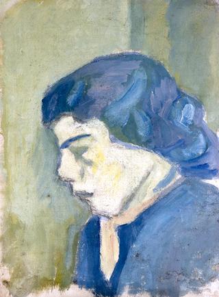 Portrait of a Woman in Profile