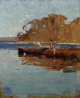 Boats and Figures, Narrabeen