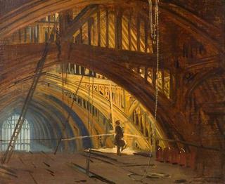 Study for The Roof of the Great Hall Westminster
