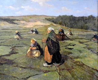 Net Menders in the Dunes, Scheveningen
