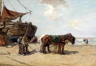 Horses on the Beach