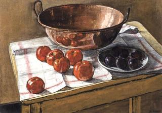 Still Life with Fruits and a Copper Kettle