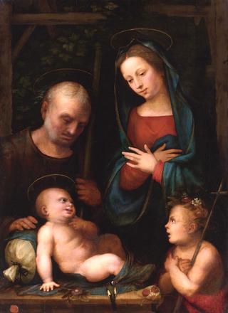 Holy Family with Saint John the Baptist