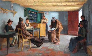 Tavern Scene with Eel Fishermen