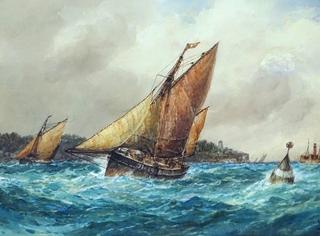 Fishing Fleet off Dartmouth