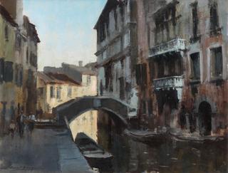 Canal on the Guidecca, Venice