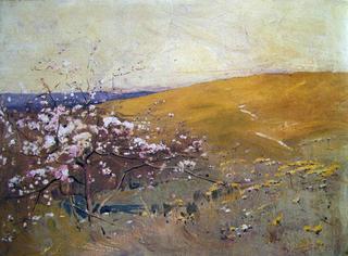 Landscape with Apple Blossom